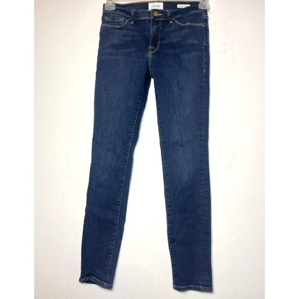 Frame Women's Le Skinny de Jeanne Dark Wash Skinny Jeans Sz 28